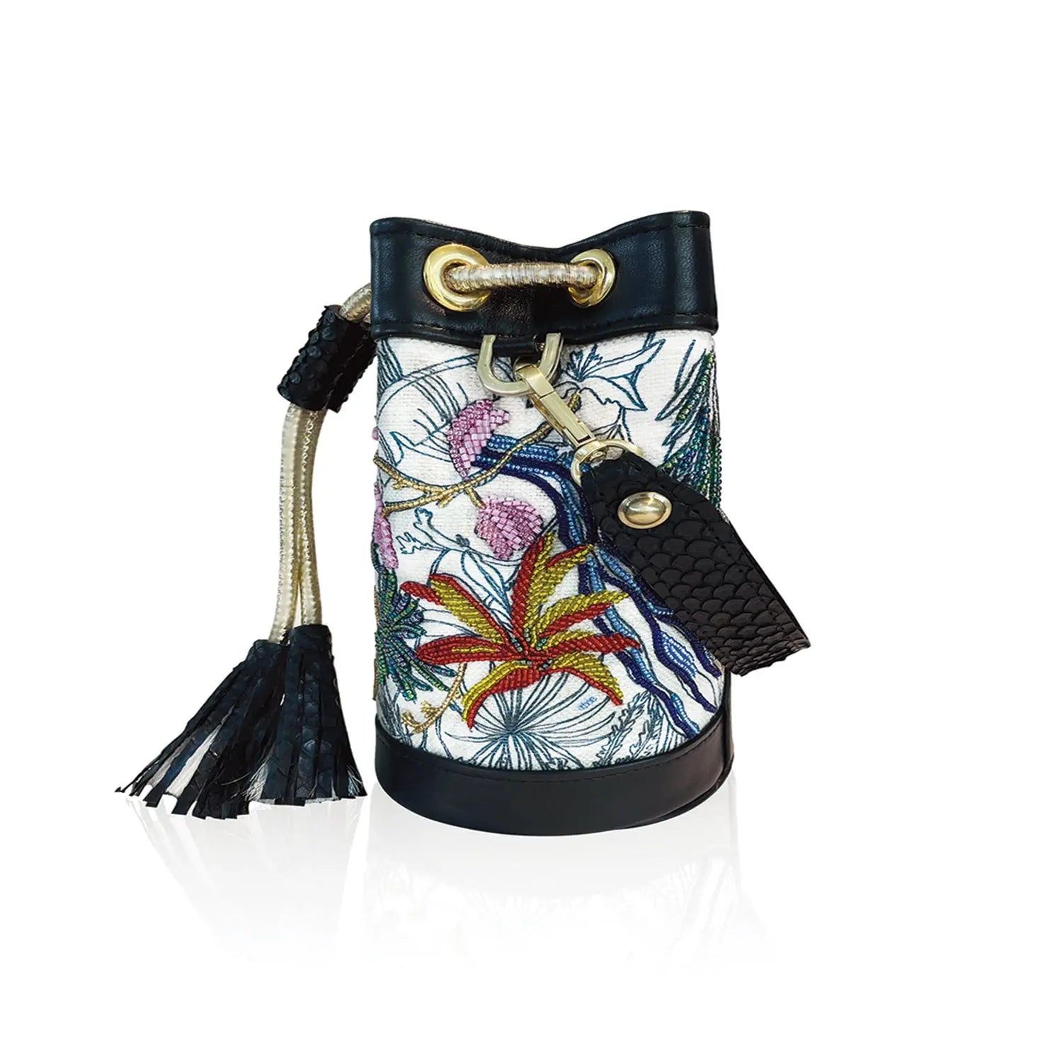 LEAF I Embroidered BonBon Bag Les Barbares Fashion