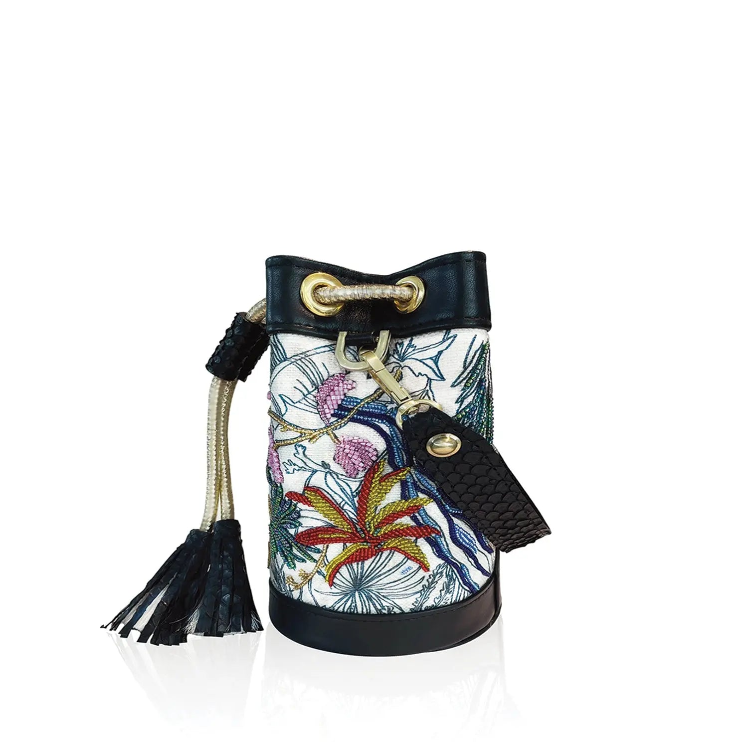 LEAF I Embroidered BonBon Bag Les Barbares Fashion