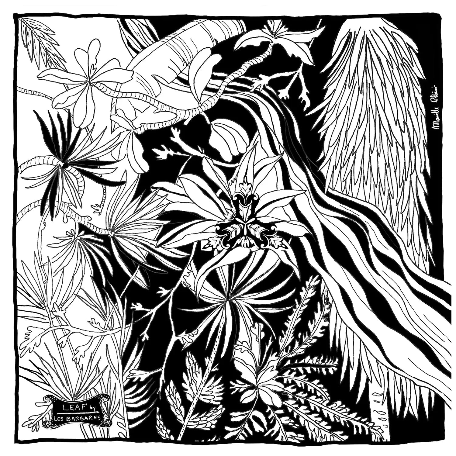 LEAF | Shawl Les Barbares Fashion